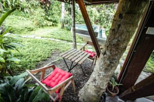 Threehouse Ubud villa rental with view